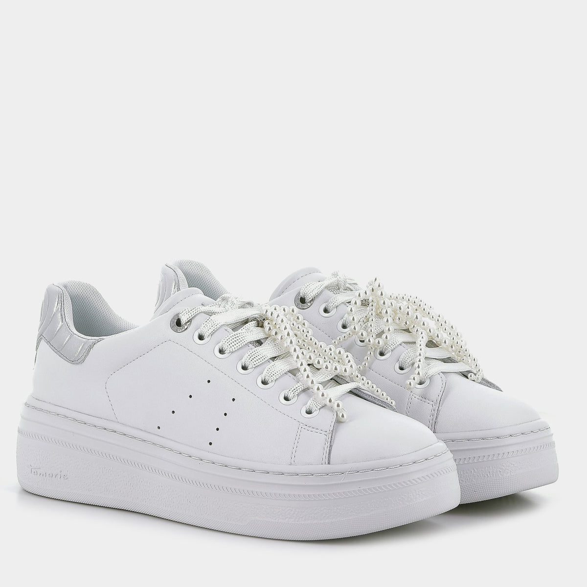 1-23755-45-171 WHITE/SILVER TAMARIS