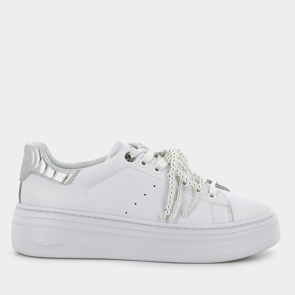 1-23755-45-171 WHITE/SILVER TAMARIS