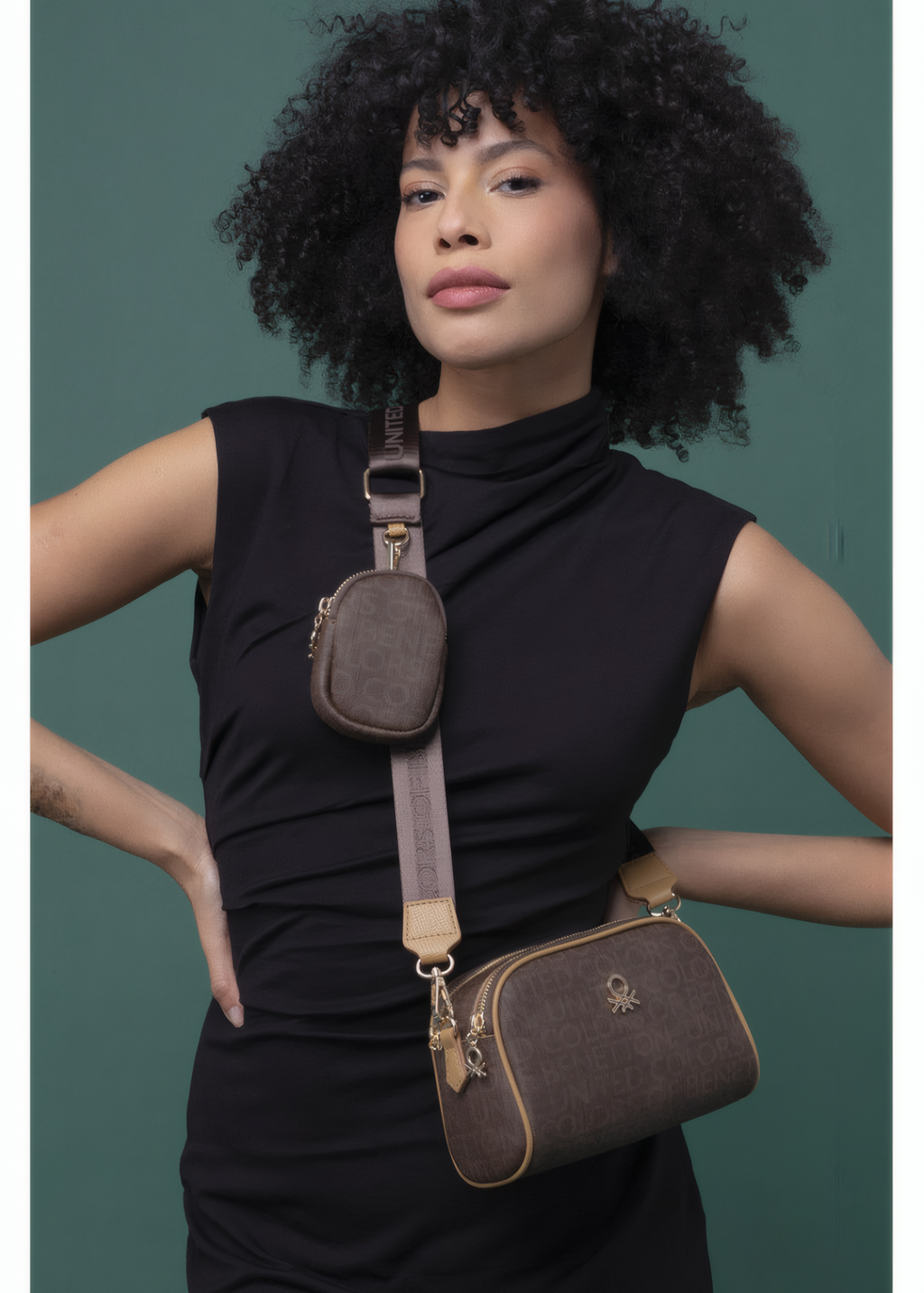 Benetton Torba (BNT 1278 Brown-Camel)