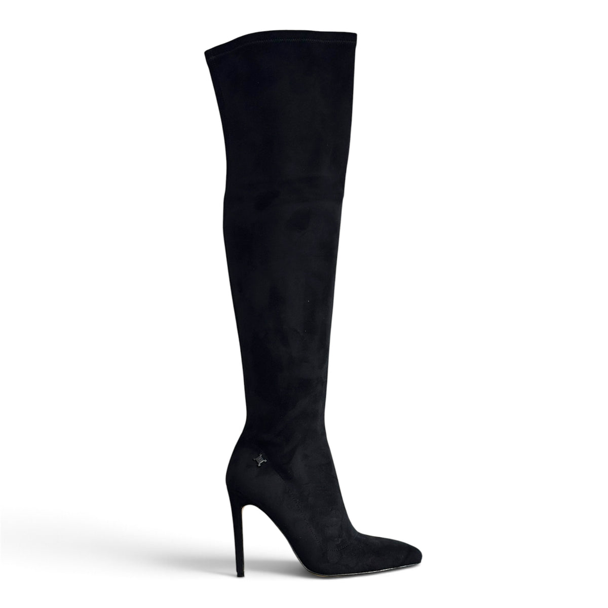 Ženska čizma preko koljena LAURA BIAGIOTTI 9956 Micro Black