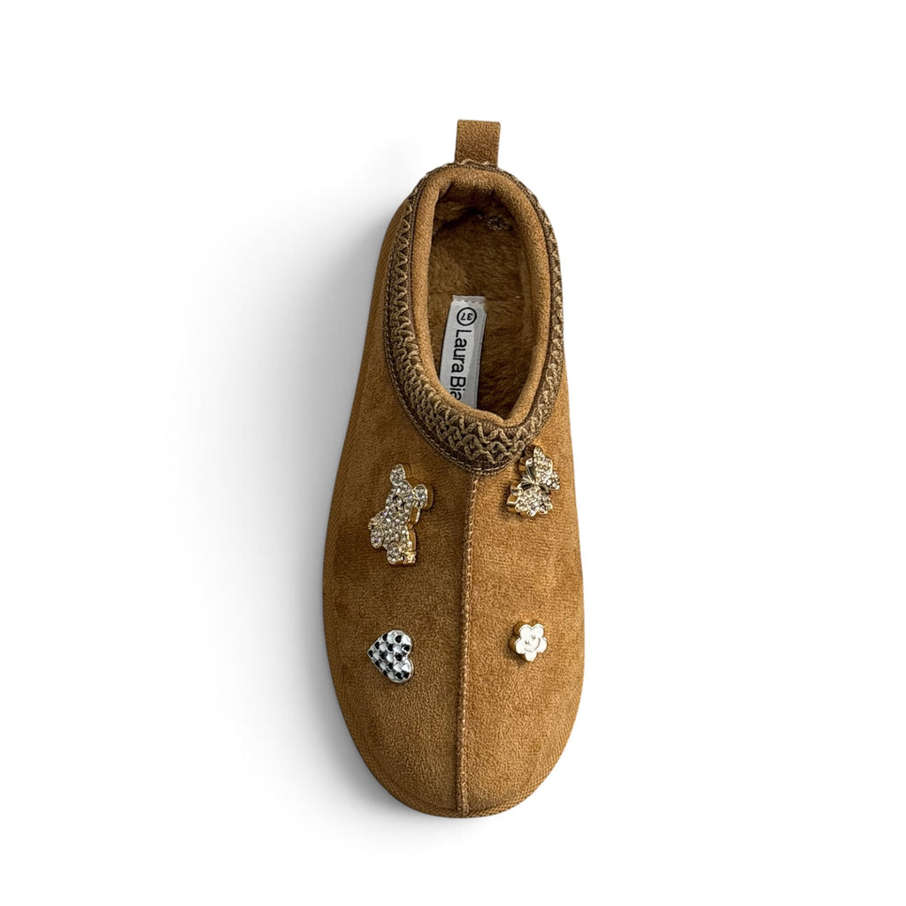 LAURA BIAGIOTTI 9962 camel – ženska papuča na platformu